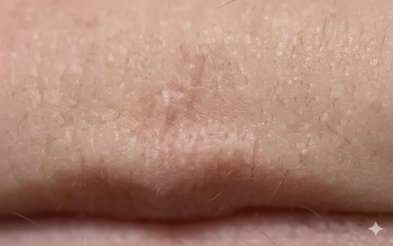 Nachher – Über Oberlippe